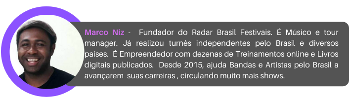 Radar Brasil festivais